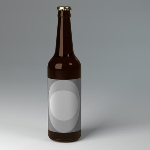 Beer Bottle with label marker preview image